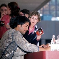 Chayanne durante una firma de discos en Madrid en el año 2002