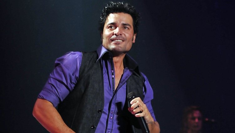 Chayanne durante un concierto en Madrid en el año 2010