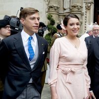 Luis, Alejandra y Sebastián de Luxemburgo en el Día Nacional de Luxemburgo 2018