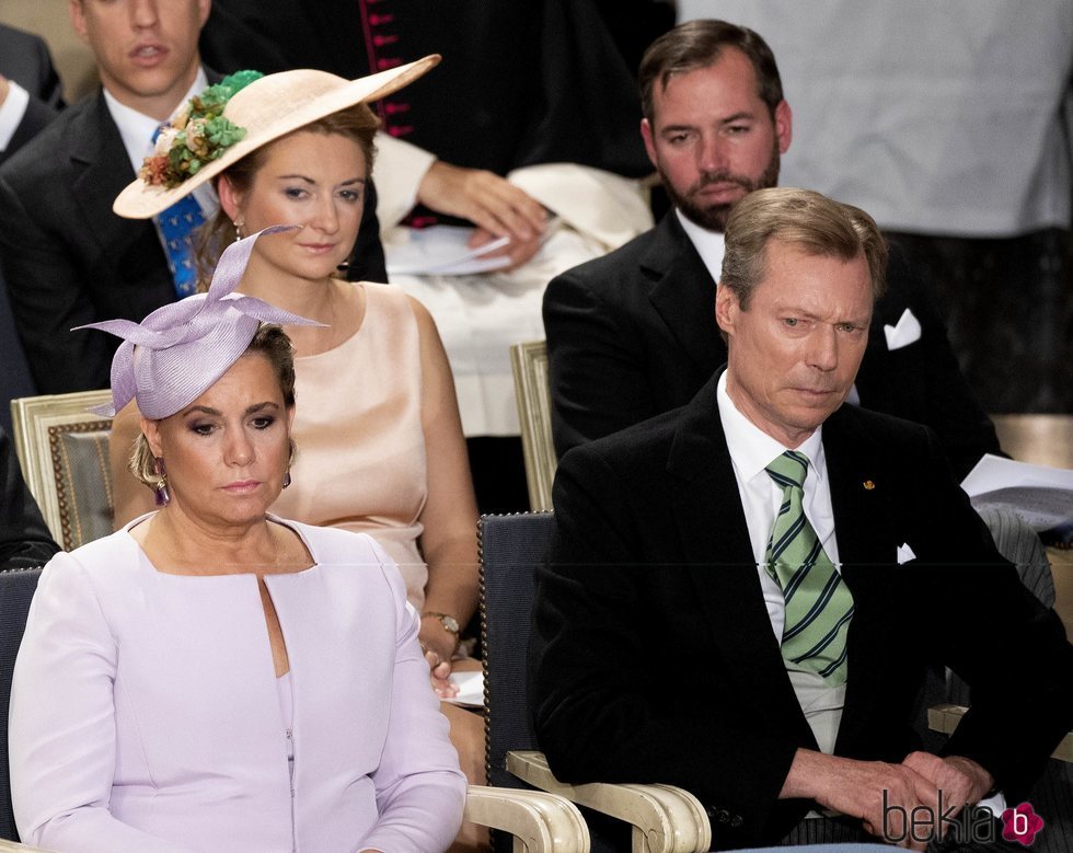 Los Grandes Duques de Luxemburgo y Guillermo y Estefanía de Luxemburgo en el Día Nacional de Luxemburgo 2018