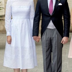 Félix de Luxemburgo y Claire Lademacher en el Día Nacional de Luxemburgo 2018