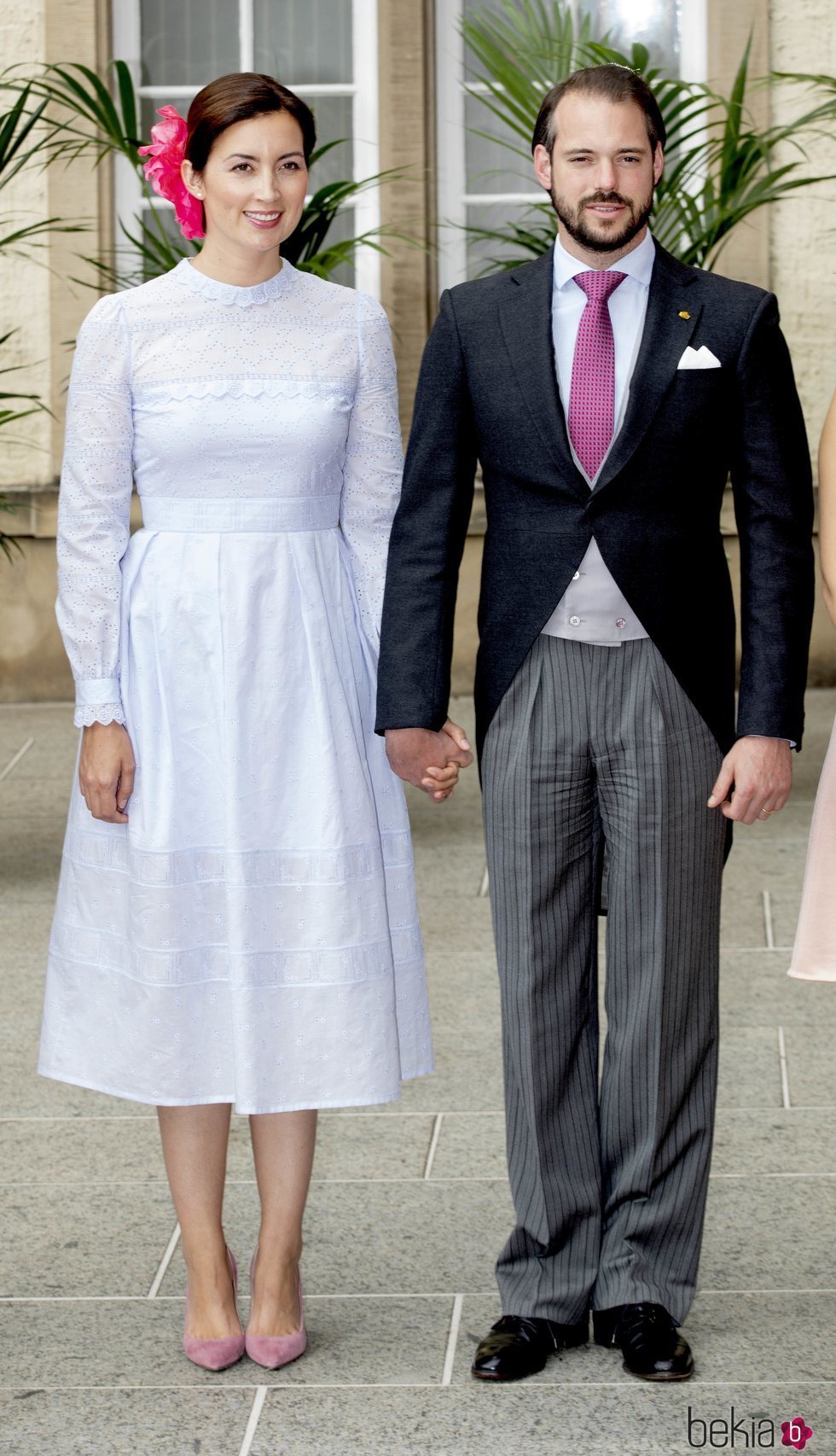 Félix de Luxemburgo y Claire Lademacher en el Día Nacional de Luxemburgo 2018