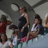 Jennifer Rueda en un entrenamiento de la Selección Española en Rusia