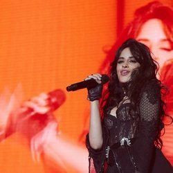 Camila Cabello durante su concierto en Madrid