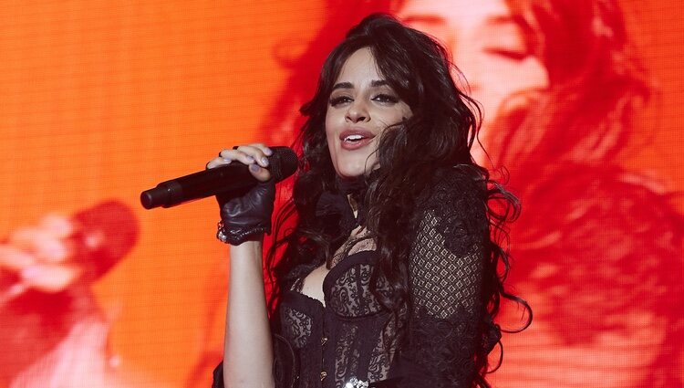 Camila Cabello durante su concierto en Madrid