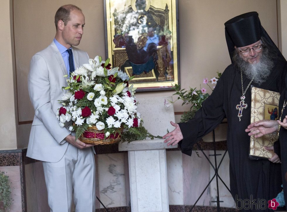 El Príncipe Guillermo visita la tumba de su bisabuela, la Princesa Alicia de Grecia, en Jerusalén