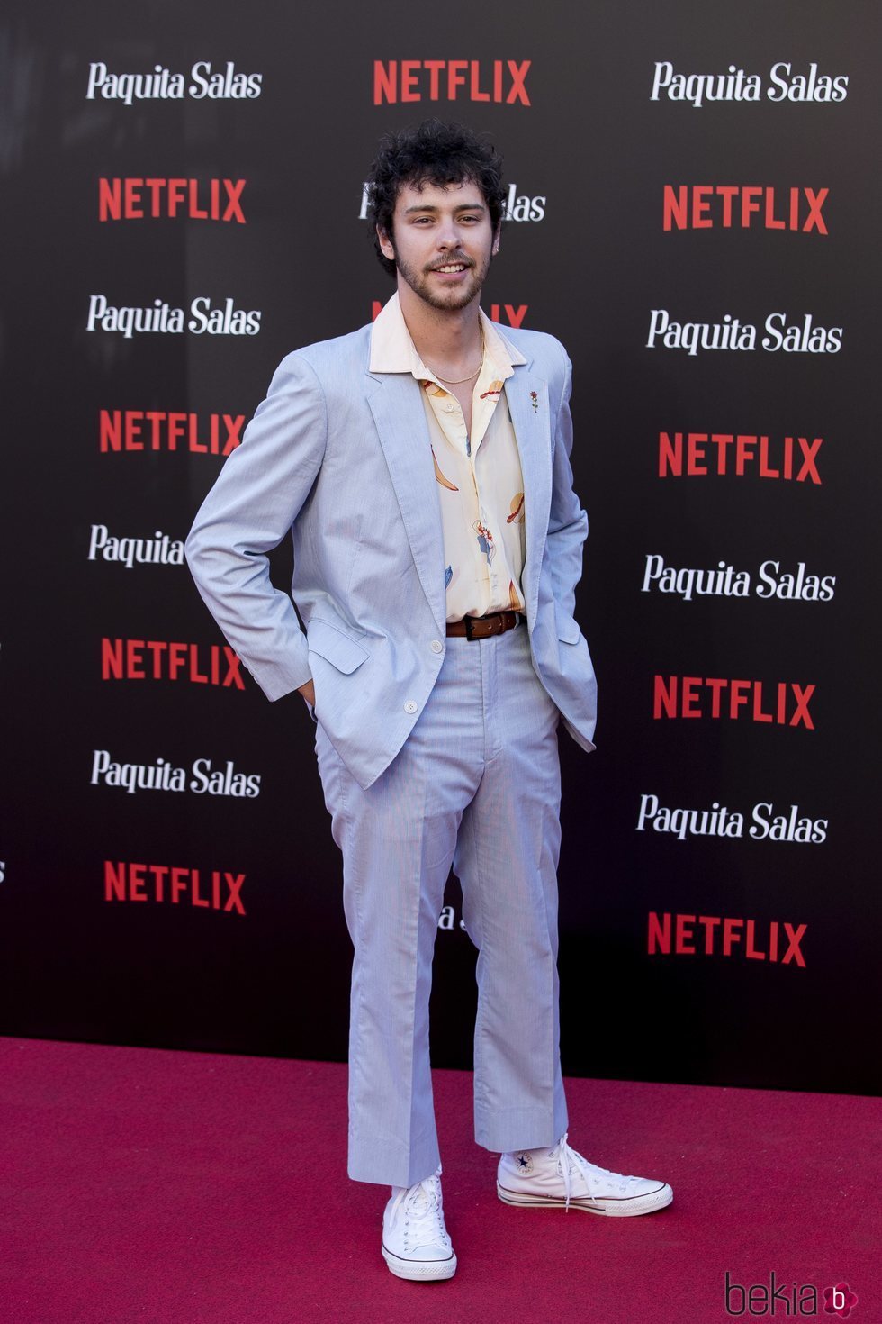 Álex de Lucas en la premiere de la segunda temporada de 'Paquita Salas'