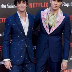 Javier Calvo y Javier Ambrossi en la premiere de la segunda temporada de 'Paquita Salas'