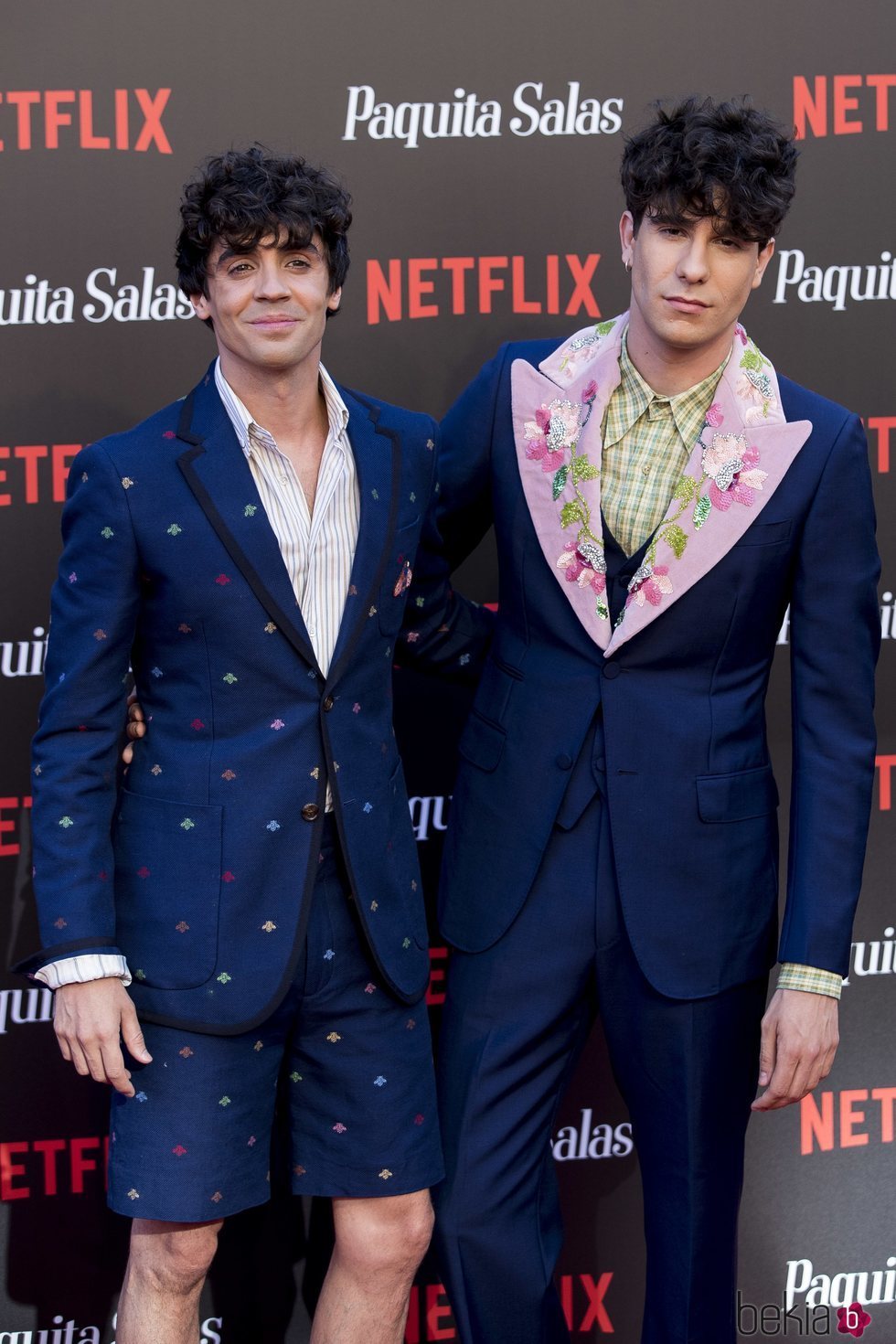 Javier Calvo y Javier Ambrossi en la premiere de la segunda temporada de 'Paquita Salas'