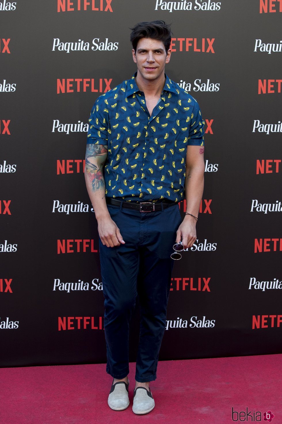 Diego Matamoros en la premiere de la segunda temporada de 'Paquita Salas'