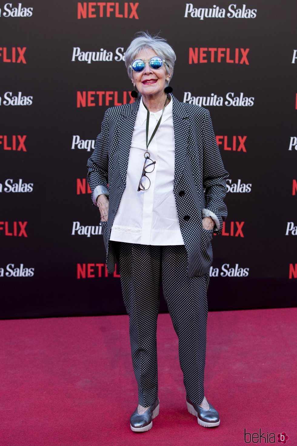 Concha Velasco en la premiere de la segunda temporada de 'Paquita Salas'