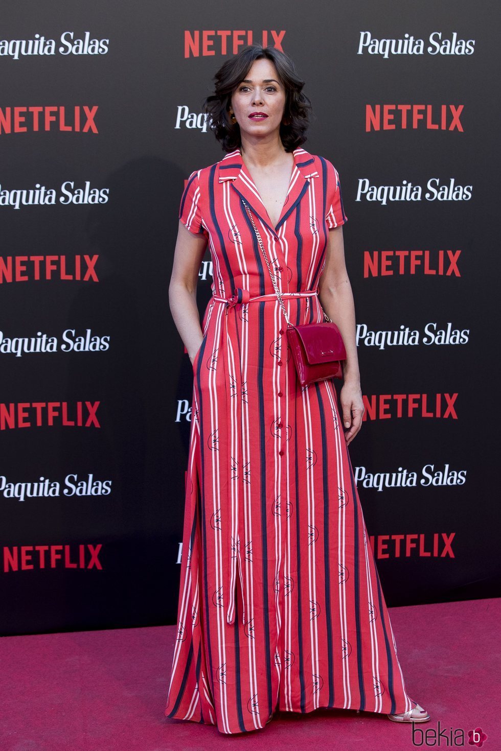 Fanny Gautier en la premiere de la segunda temporada de 'Paquita Salas'