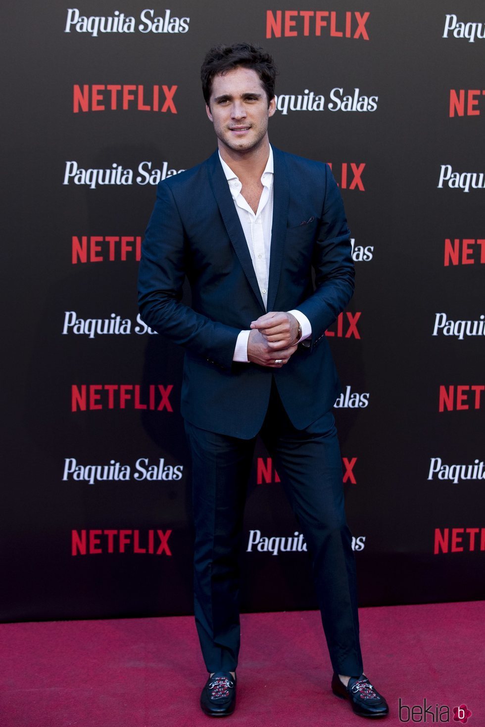 Diego Boneta en la premiere de la segunda temporada de 'Paquita Salas'