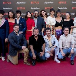 El equipo de 'Paquita Salas' en la premiere de la segunda temporada