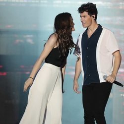 Amaia y Alfred en el concierto 'OT Bernabéu'