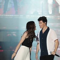 Amaia y Alfred en el concierto 'OT Bernabéu'