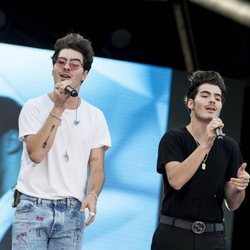 Los 'Gemeliers' actuando durante el 'Dulceweekend 2018'