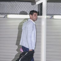 Fernando Hierro en el Aeropuerto Adolfo Suárez