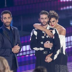 Pelayo Díaz e Inés, en la octava gala, escuchan al jurado antes de ser expulsados de 'Bailando con las estrellas'