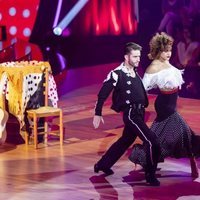 Pelayo Díaz e Inés durante su actuación en la octava gala de 'Bailando con las estrellas'