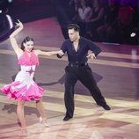 David Bustamante y Yana Olina, muy compenetrados durante la octava gala de 'Bailando con las estrellas'