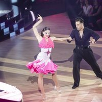 David Bustamante y Yana Olina, muy compenetrados durante la octava gala de 'Bailando con las estrellas'