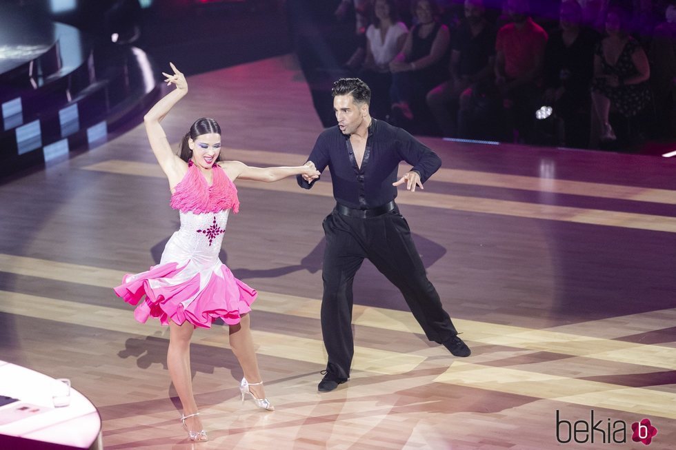 David Bustamante y Yana Olina, muy compenetrados durante la octava gala de 'Bailando con las estrellas'