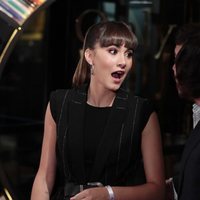 Aitana, muy sorprendida en la fiesta por la inauguración de la Madrid Fashion Week primavera/verano 2019