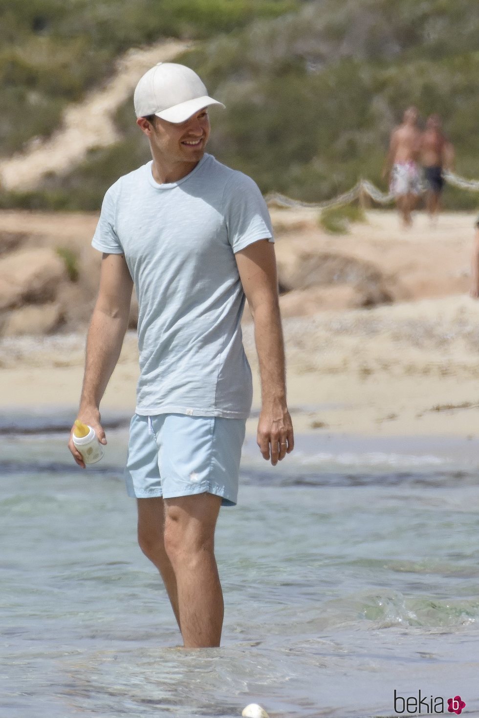 Nico Rosberg de vacaciones con su familia en Formentera