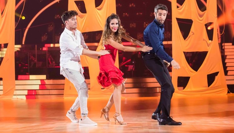 Roi Méndez, Roberto Leal y Arismel en 'Bailando con las estrellas'