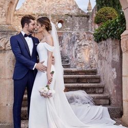 David Bisbal y Rosanna Zanetti muy románticos el día de su boda