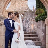 David Bisbal y Rosanna Zanetti muy románticos el día de su boda