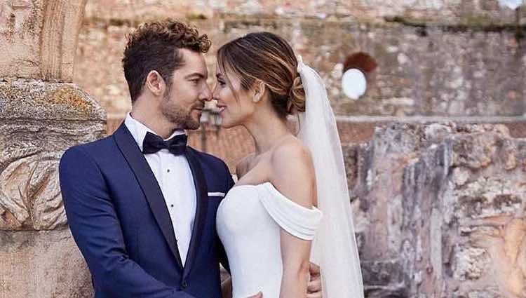 David Bisbal y Rosanna Zanetti muy románticos el día de su boda