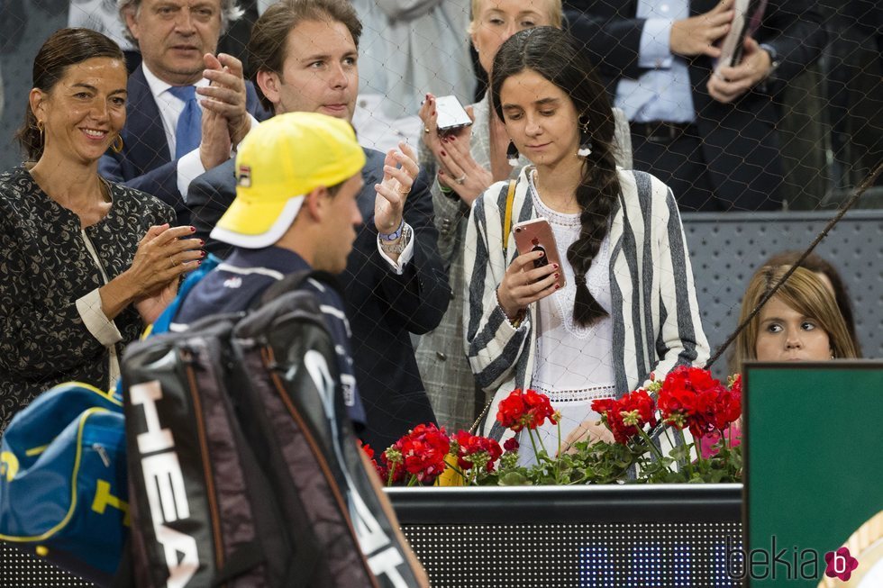 Victoria de Marichalar en el Madrid Open 2018