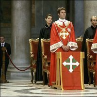 Filiberto y Víctor Manuel de Saboya durante una ceremonia religiosa