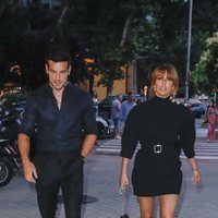 Mario Casas y Blanca Suárez llegando a la fiesta del 10º aniversario de Bambú