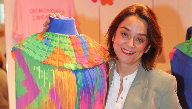 Toñi Moreno en la inauguración de una tienda de Ágatha Ruiz de la Prada en Madrid