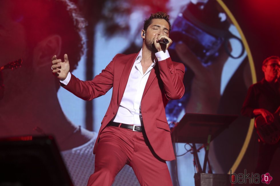 David Bisbal en su primer concierto de la gira como hombre casado