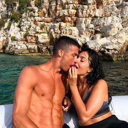 Cristiano Ronaldo y Georgina Rodríguez disfrutando de sus vacaciones en Grecia