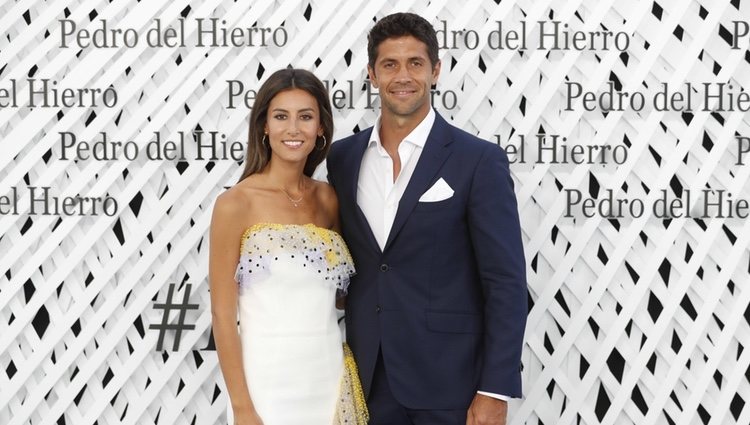 Ana Boyer y Fernando Verdasco en el front row de Pedro del Hierro en Madrid Fashion Week primavera/verano 2019