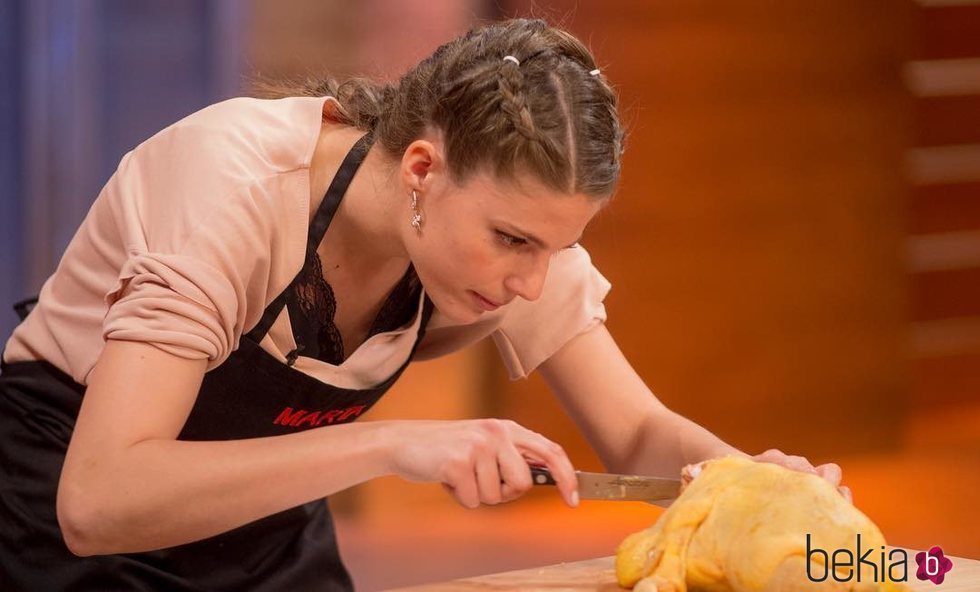 Marta Verona durante una de las pruebas de 'Masterchef 6'