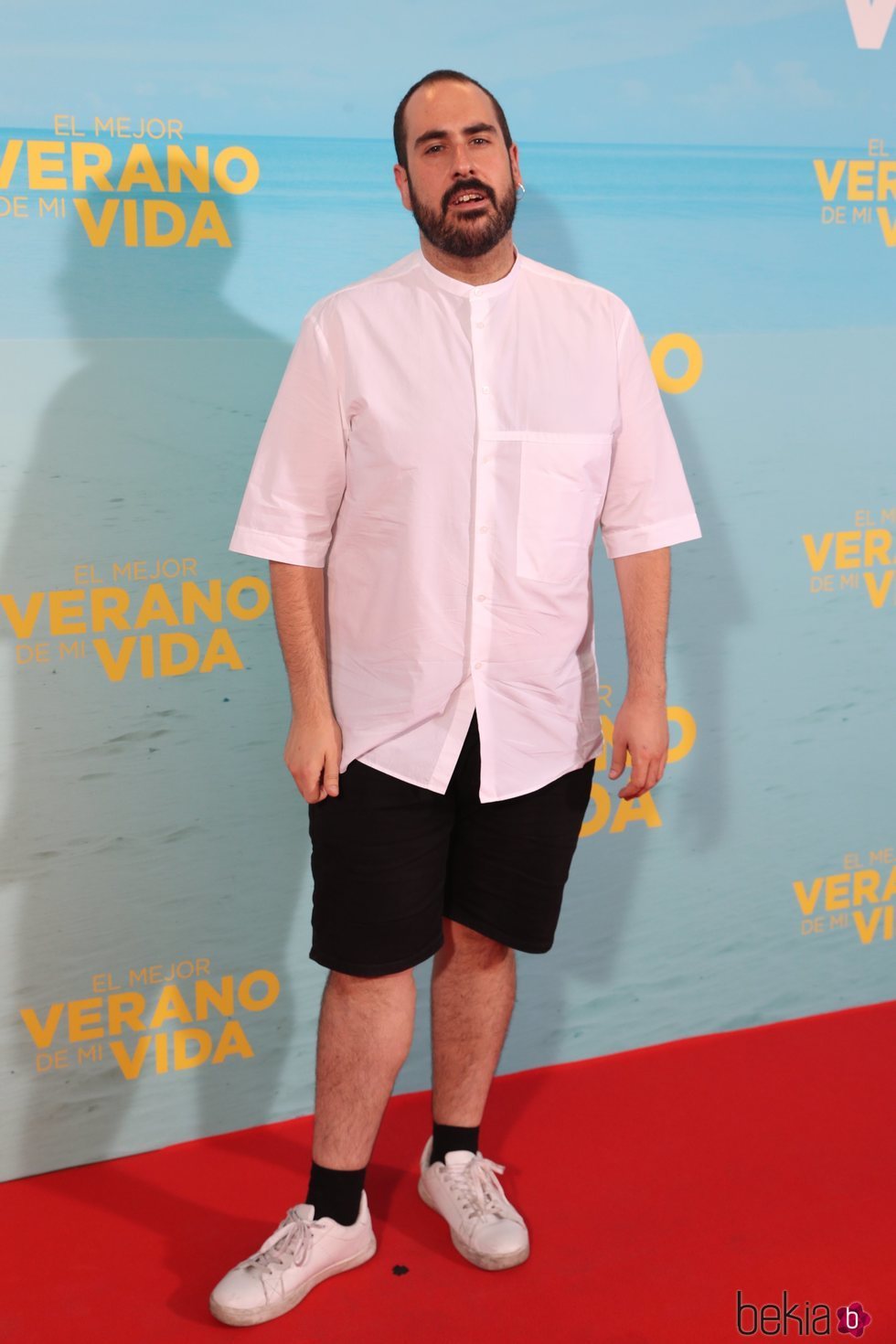 Alberto Velasco en la premiere de 'El mejor verano de mi vida'