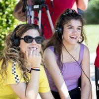 Miriam, Amaia y Noemí Galera escuchan atentamente el cásting de 'OT 2018' en Madrid