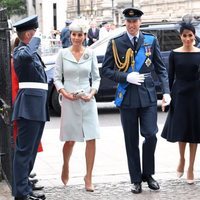 Los Duques de Cambridge y los Duques de Sussex en la celebración del centenario de la RAF