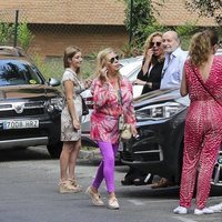 Kike Calleja, Carmen Borrego, su hija, Rocío Carrasco y José Carlos Bernal visitaron a Terelu