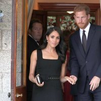 El Príncipe Harry y Meghan Markle en la fiesta en la residencia del Embajador de Reino Unido en Irlanda