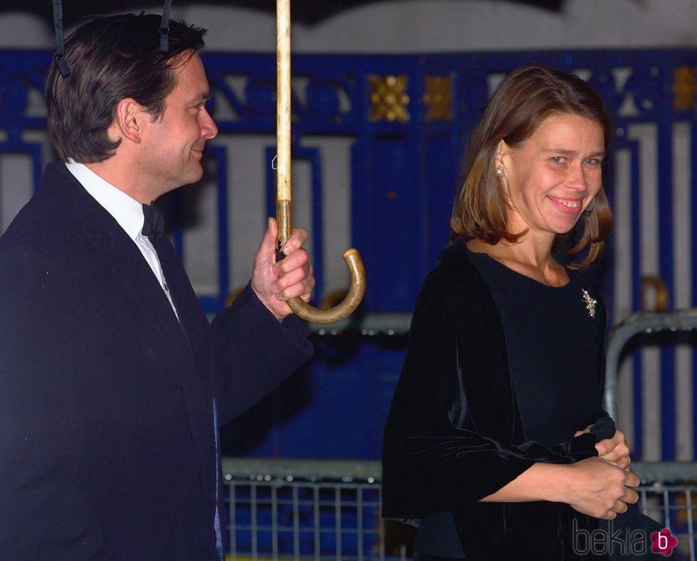 Lady Sarah Chatto y su marido Daniel en el Jubileo de Oro de la Reina Isabel II