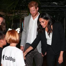 El Príncipe Harry y Meghan Markle durante su visita oficial a Irlanda