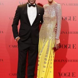 Laura Sánchez y David Ascanio en la fiesta del 30 aniversario de Vogue