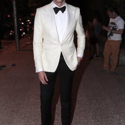 Andrés Velencoso a la entrada de la fiesta del 30 aniversario de Vogue